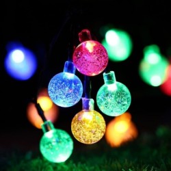 NavidadGuirnalda de LED - guirnalda con bolas - alimentado por USB