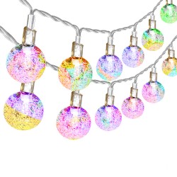 NavidadGuirnalda de LED - guirnalda con bolas - alimentado por USB
