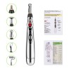 MasajeBolígrafo de masaje eléctrico multifunción - acupuntura - alivio del dolor - rodillo de belleza - con luz láser