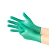 Salud & BellezaGuantes desechables de nitrilo - multiusos - impermeables - verde - 100 piezas