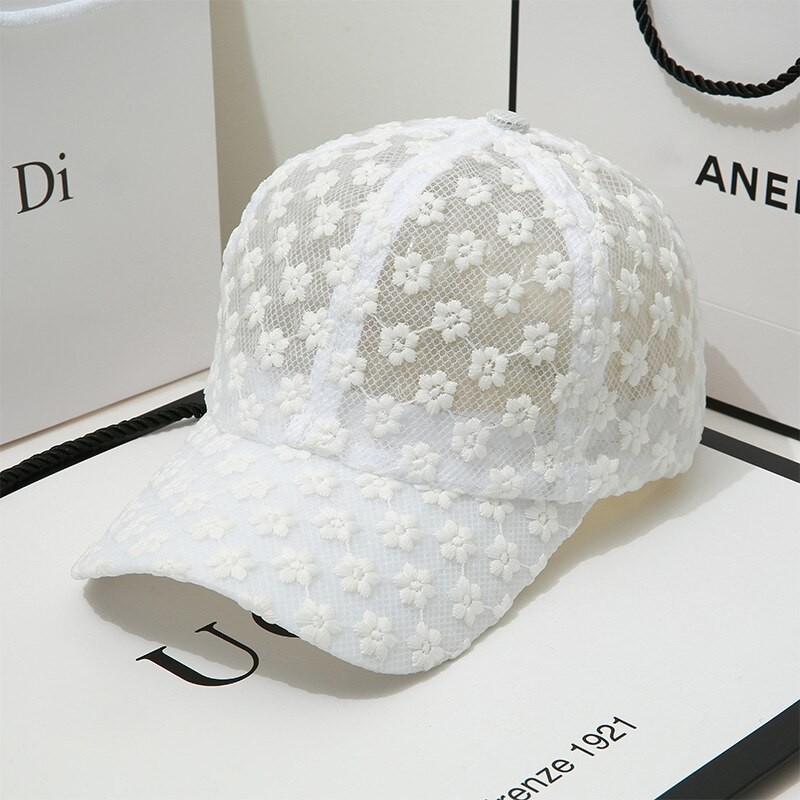 Sombreros & gorrasGorra de béisbol de verano - encaje floral