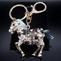 Crystal horse keychainKeyrings