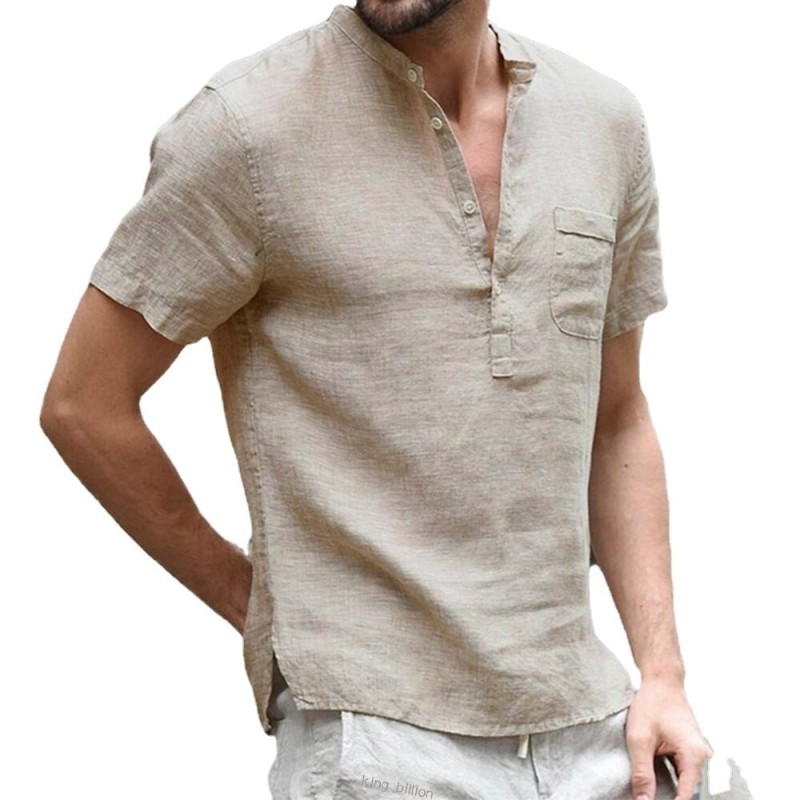 CamisetasCamisa clásica manga corta - escote abotonado