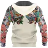 Japanese culture - mask tattoo printed - hoodieHoodies & Sweatshirt