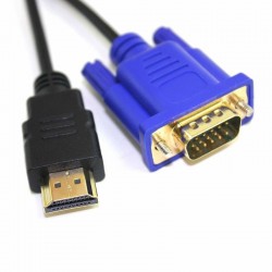 CablesHDTV - HDMI macho a VGA - HD-15 macho - 15Pin - adaptador - cable - 1080P - 1.8m