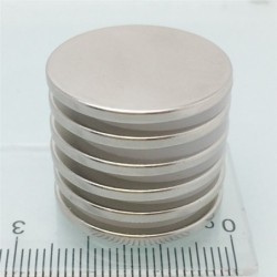 N52N52 - imán de neodimio - disco redondo fuerte - 25 mm * 2 mm - 10 piezas