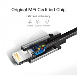 Ugreen - 24A MFi - USB to lightning - data cable - fast chargerCables