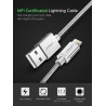 CablesUgreen - 24A MFi - USB a lightning - cable de datos - cargador rápido