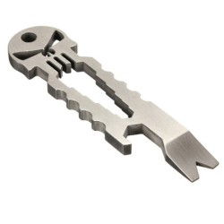 Cuchillos & multitoolsMultiherramienta de acero inoxidable - abrebotellas - palanca - llave inglesa - con llavero - forma de ...