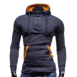 Hoodies & SudaderaCálida sudadera con capucha - con botones en el cuello