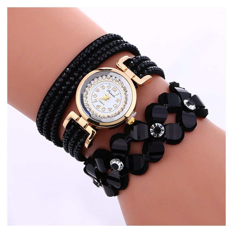 PulseraPulsera de cristal multicapa - con reloj