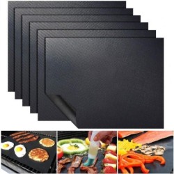 Barbacoa - BBQAlfombrilla antiadherente para barbacoa - resistente al calor - 40 * 33 cm