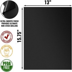Barbacoa - BBQAlfombrilla antiadherente para barbacoa - resistente al calor - 40 * 33 cm