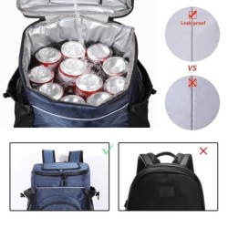 Thermal backpack - cooler insulated bag - leak-proof - large capacity - 33LSport & Outdoor