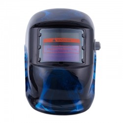 CascosCasco de soldadura con oscurecimiento automático - LCD - calavera azul