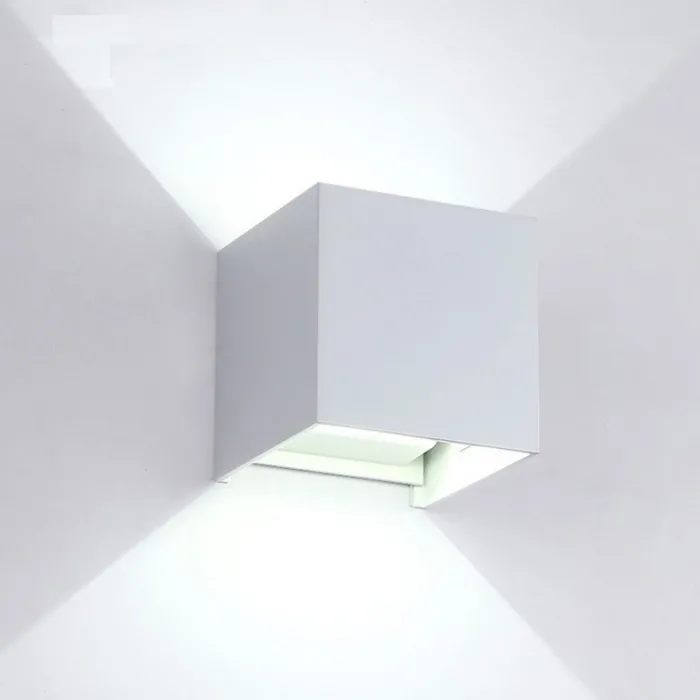 Square LED wall lamp - adjustable - IP65 waterproof - AC85-265V - 6WWall lights