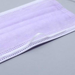 Disposable face / mouth masks - 3 layer - anti-dust - anti bacterial - purpleMouth masks