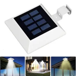 Iluminación solarLámpara solar exterior - Sensor de movimiento PIR - resistente al agua - 6 LED