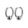 Small hoop earrings with a ballEarrings