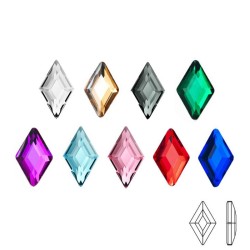 pegatinas de uñasRombo de cristal multicolor - decoración de uñas - 20 piezas