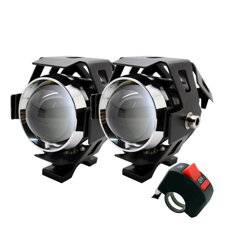 LucesFaro LED para motocicleta - 3000lm - Chip CREE - resistente al agua - 2 piezas