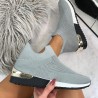 ZapatosZapatillas deportivas de malla - zapatos sin cordones - con plataforma alta