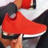 ZapatosZapatillas deportivas de malla - zapatos sin cordones - con plataforma alta