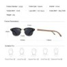 Gafas de solMERRYS - gafas de sol polarizadas clásicas - semi al aire - patillas de madera - UV400