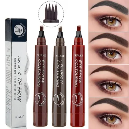 MaquillajeLápiz líquido para cejas - larga duración - resistente al agua