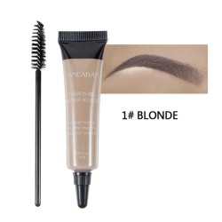 MaquillajeCrema para cejas a prueba de agua - pigmento - con cepillo