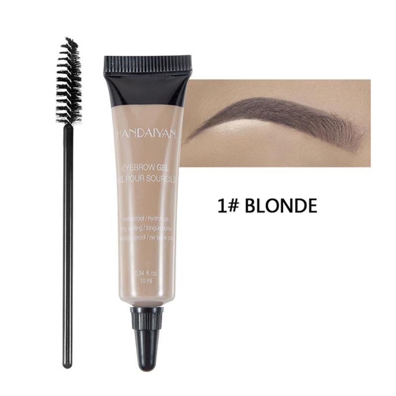 MaquillajeCrema para cejas a prueba de agua - pigmento - con cepillo