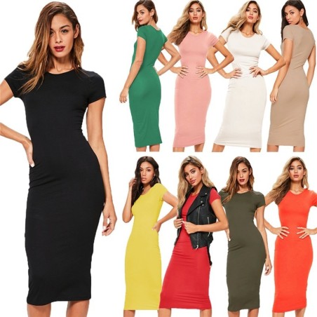 Classic knitted midi dressDresses