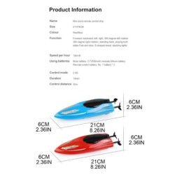 BarcoBarco de carreras RC - con control remoto - juguete eléctrico