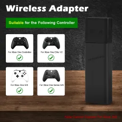 ControladorAdaptador de controlador inalámbrico - receptor - USB - para Xbox One Controller