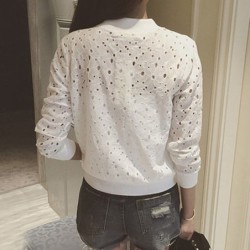 ChaquetasChaqueta corta de encaje - con cremallera