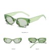 Gafas de solGafas de sol rectangulares estilo punk - con adorno de serpiente