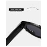 Gafas de solGafas de sol rectangulares estilo punk - con adorno de serpiente