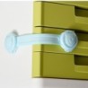 MueblesCerradura de cajón de seguridad para bebé - hebilla de plástico antipinzamiento - protección de dedos - 5 piezas