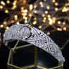 Pinzas de cabelloDiadema de circón - corona tiara