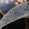 Pinzas de cabelloDiadema de circón - corona tiara
