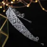 Pinzas de cabelloDiadema de circón - corona tiara