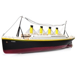 BarcoNQD 757 1/325 2.4G 80cm - Titanic RC boat - barco eléctrico con luz - juguete RTR