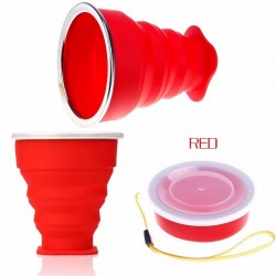 Outdoor & CampingTaza plegable de silicona - Libre de BPA - 200ml