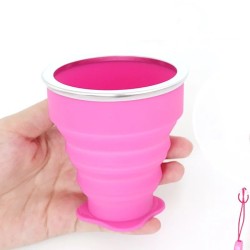 Outdoor & CampingTaza plegable de silicona - Libre de BPA - 200ml