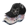Sombreros & gorrasGorra de béisbol de verano - encaje floral / mariposa