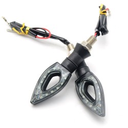 Luces de giroIndicadores de señal de giro LED para motocicleta - impermeables - 2 piezas