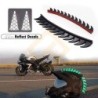 Partes de motosDecoración de casco de moto - pinchos reflectantes