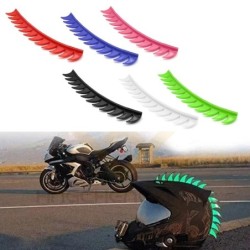 Partes de motosDecoración de casco de moto - pinchos reflectantes