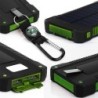 Bancos de energíaBanco de energía solar - doble USB - resistente al agua - con llavero brújula - LED - 30000mAh