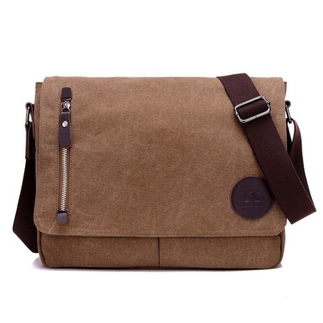 Rectangular shoulder canvas bagBags